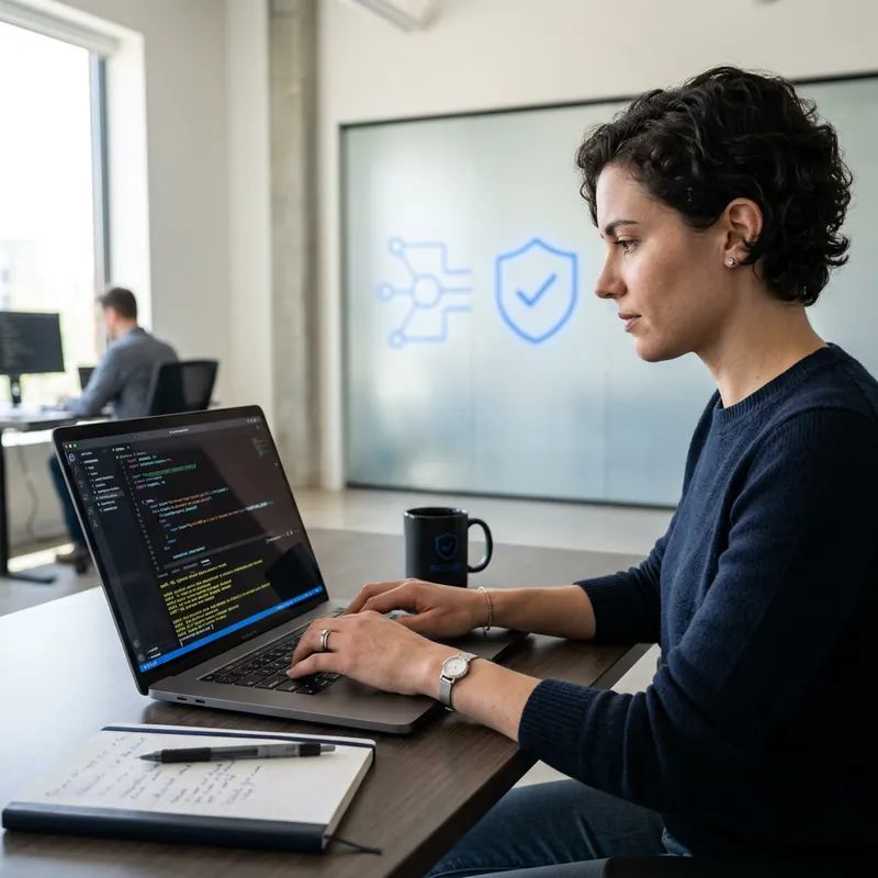 Expert-Led Testing - Security professional analyzing code